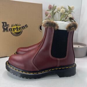 Dr. Martens Airwair 2976 Leonore Boots Saddle Tan Farrier Women's US 5 NWB FLAW